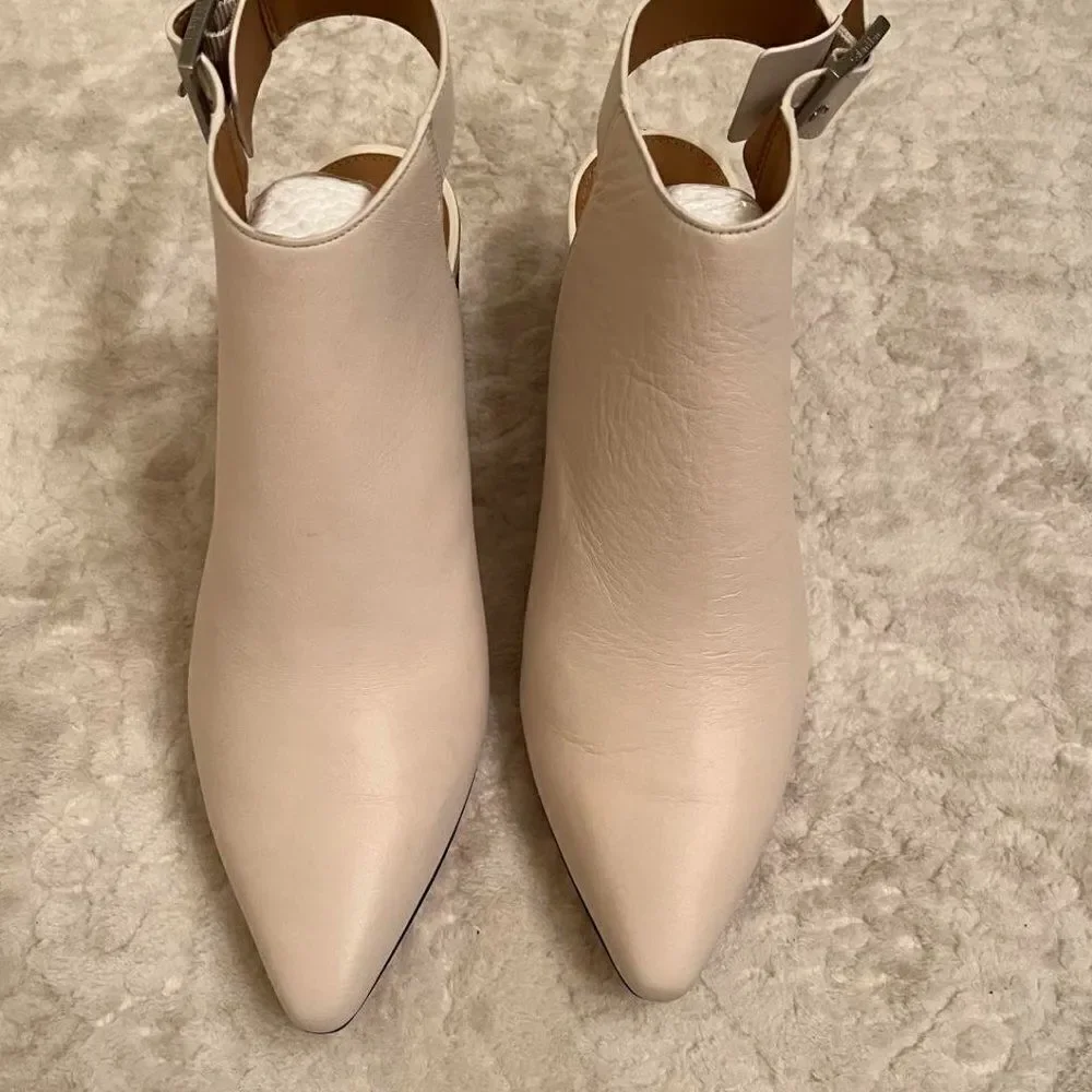 Calvin Klein Womens Nylee Leather Pointed Toe Special Occasion Ankle Strap S 9,5